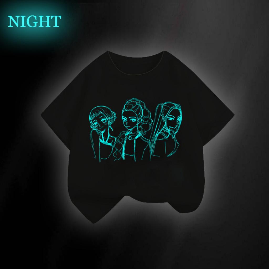 Children's Casual Printed Round Neck Short-sleeved Top