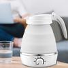 Seyahat Katlanabilir Elektrikli Kettle Hızlı Kaynama Otomatik Kapanma Küçük Su Isıtıcısı Beyaz