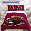 Set Biancheria da Letto Stampato 3 Pezzi Brisbane Broncos Morbido Traspirante Copripiumino Federe Set Lavabile Decorazione Camera da Letto Regalo per la Casa