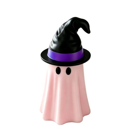 Unique Ghost Gift Ideas Halloween Witch Hat Can Holder, Spooky Insulated Sleeve for Standard Slim Tall Insulator Soda Beers, Reusable Drink