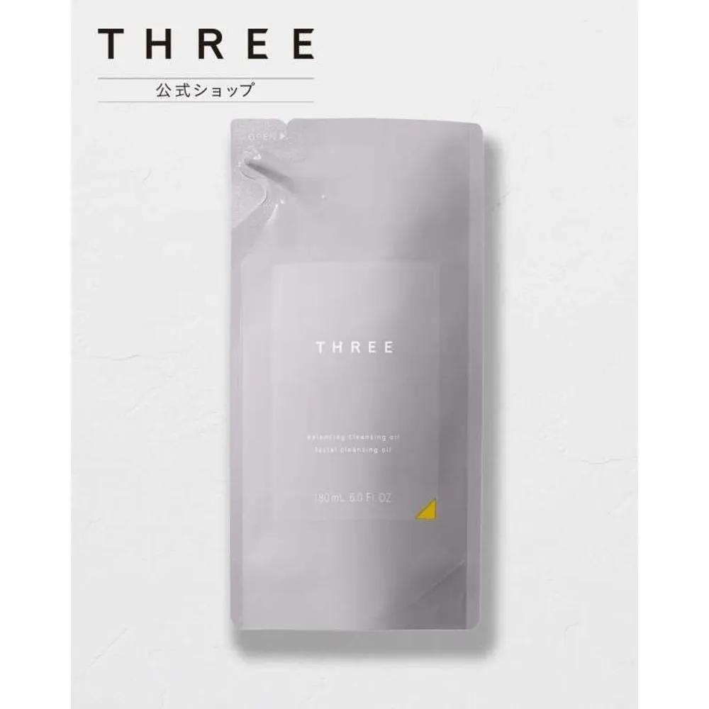 THREE Authentic Balancing Cleansing Oil N Refill