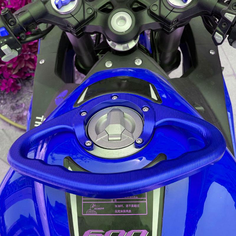 YZF R7 Per Yamaha YZF-R7 2022 Moto CNC Maniglie Passeggero Manopola Serbatoio Maniglie