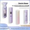 Dual-Head Electric Women's Shaver & Epilator: Full Body and Pubic Hair Trimmer