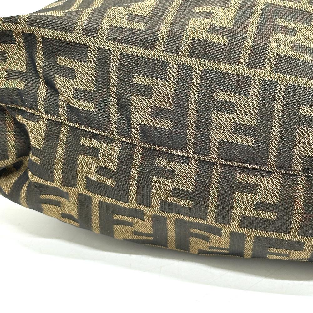Fendi Zucca Pattern Logo Hardware Hand Bag, All-Over Print Shoulder Bag Tote Bag