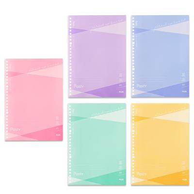 PLUS Loose Leaf Pasty B5, 50 Sheets, 5-Color Set, Notebook Style Loose Leaf NL-005DS-P, 76030-76034, Pack of 5