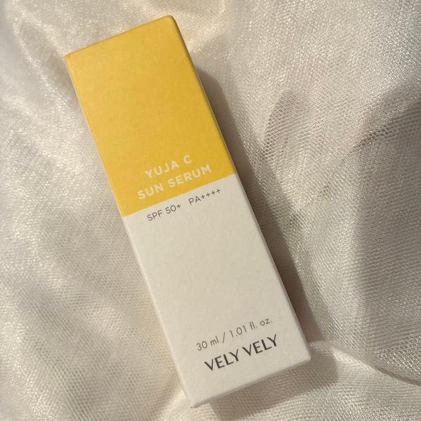 VELY VELY Yuja C Sun Serum 1.01oz / 30ml SPF50+PA+++/ Moisturizing, Korean Cosmetics, Kbeauty