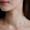 Tatiana (925 Silver) Delicate Pearl Chain Necklace NZ2417