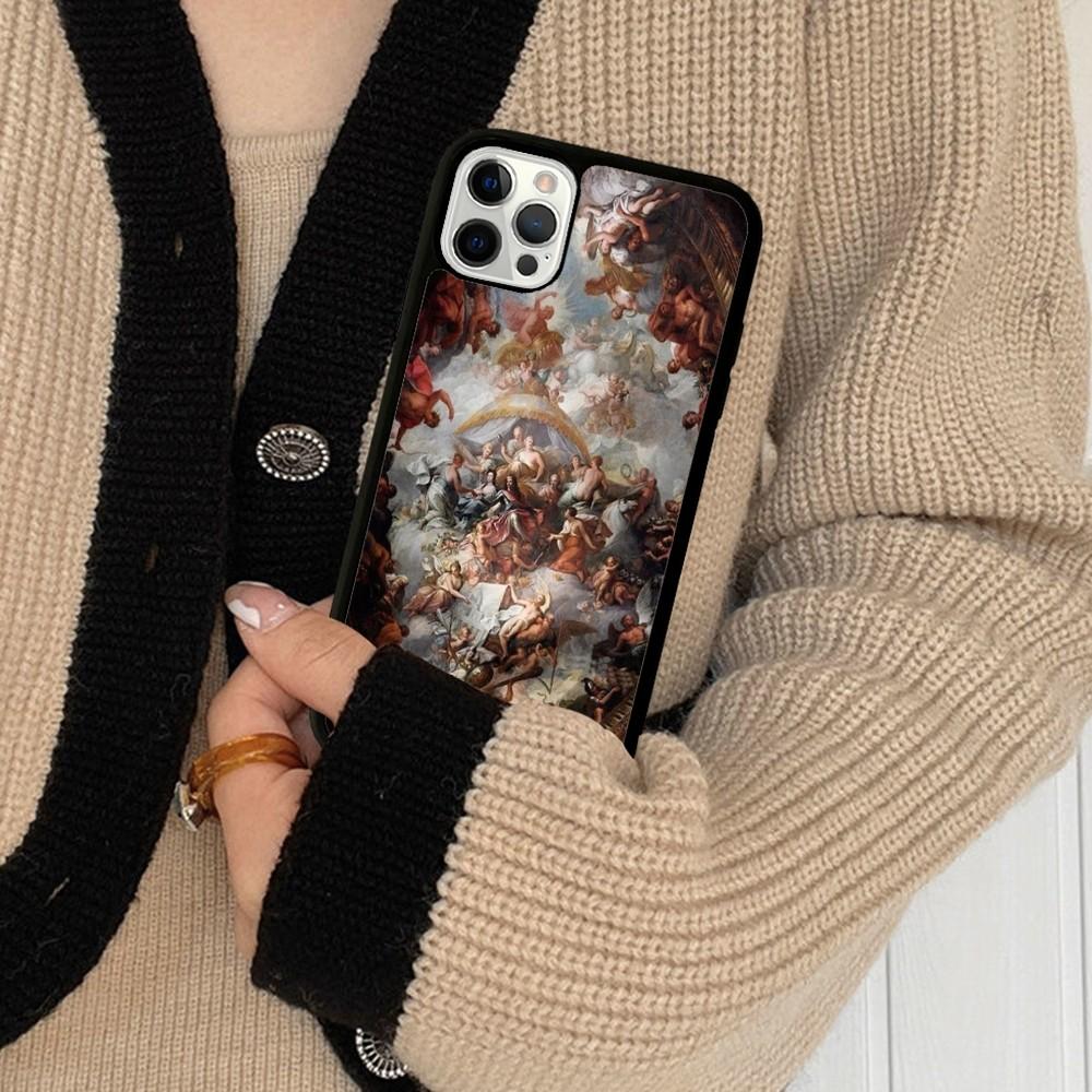 Renaissance Art Phone Case Silicone PC+TPU For For iPhone 11 12 13 14 15 16 Plus Pro Max Cover