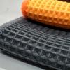 Car Cleaning Towel Highly Absorbent Multifunctional Microfiber Waffle Washing Towels for Window