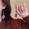 Nepalese Tibetan Ethnic Style Earrings - Retro & Simple Face-Slimming Drops