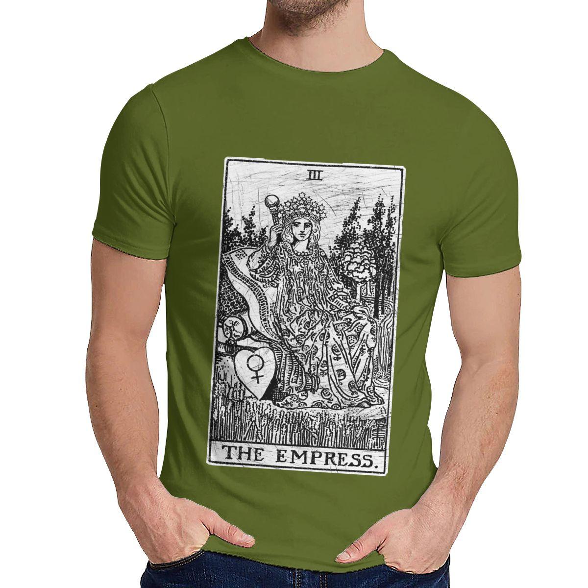 The Empress Tarot Card T Shirt Major Arcana Fortune Telling Occult T Shirt Casual O Neck M
