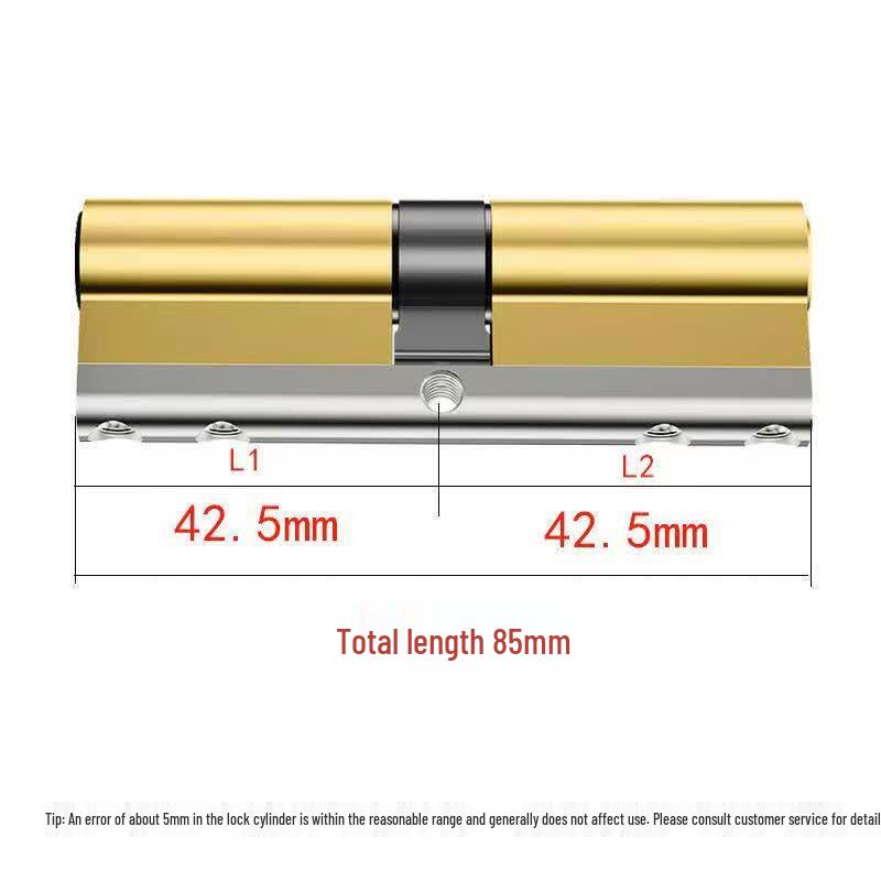 Rongyu Universal All-Copper Anti-Theft Door Lock Cylinder