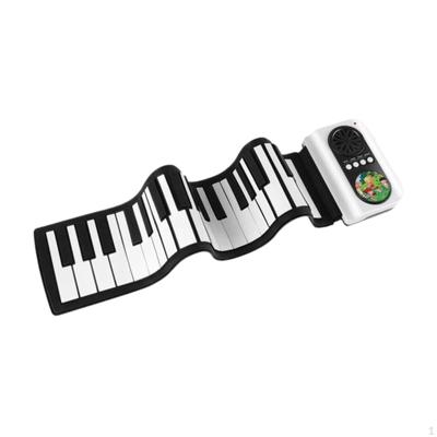 Flexible Roll-up Electronic Piano Foldable Children's Hand-held Keyboard Music Holiday Gift