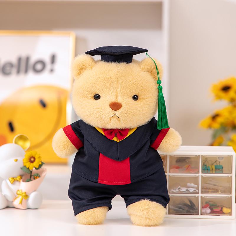 

Выпускной плюшевый мишка в шапочке доктора - Плюшевая игрушка в подарок студентам 30cm