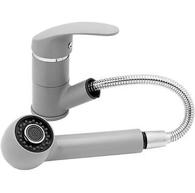 

Смеситель Granitan Hand серый