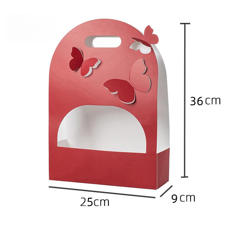 3D Hollow Butterfly Flower Box Gift Box Flower Packaging Bag Home Decor Valentine's Day Mother's Day Girlfriend Birthday Gift