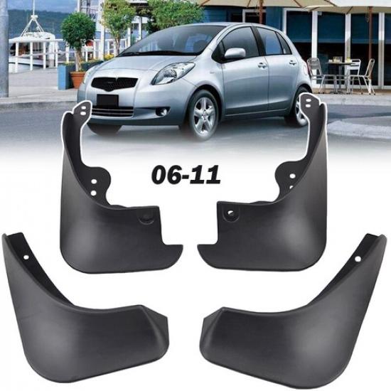 4pcs Mud Flap Flaps Splash Guards For Toyota Yaris Hatch 2005 - 2011 Mudguard
