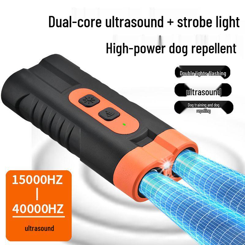 High-Power Ultrasonic Dog Repeller Anti-Barking Outdoor Training Device
