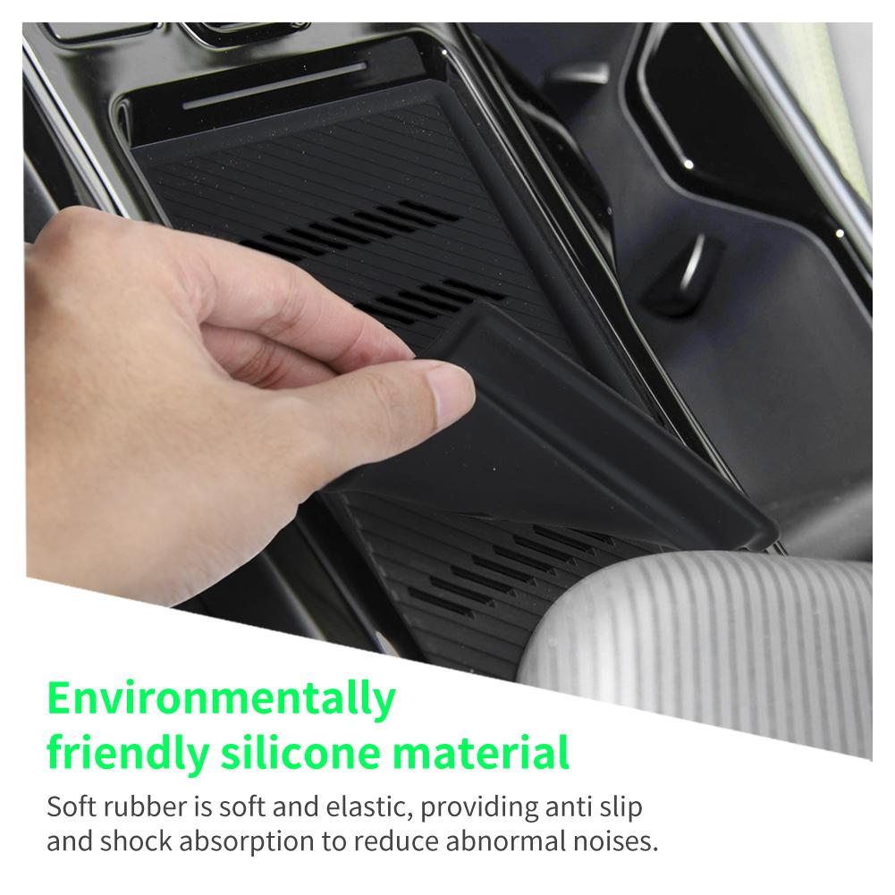 Pentru Kia EV6 Pad Anti-alunecare Pad Încărcare Wireless Telefon Modele Accesorii Auto Silicon (Doar covorașul)