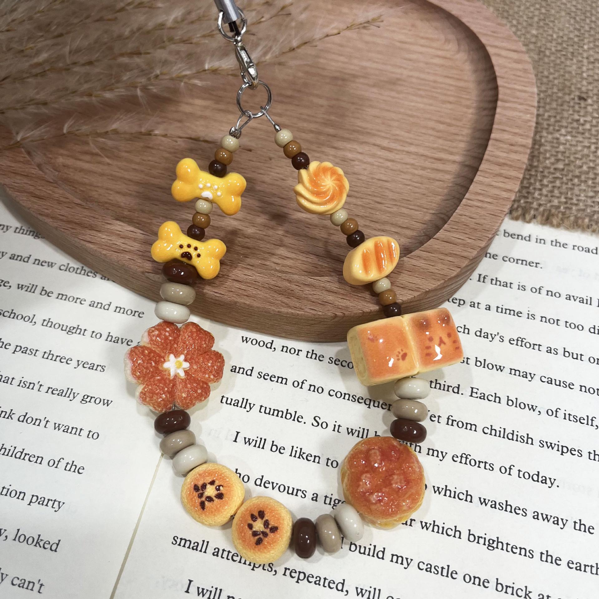 

Xiaohongshu Милый котик с цветком Игрушка Брелок Шнурок для телефона Подвеска