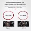For Porsche Cayenne Panamera Macan 911 Aluminum Alloy Car Steering Wheel Ring Decoration Trim Ring