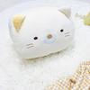 MORIPiLO Sumikkogurashi Cat Body Pillow (Hug Me Cushion) Skin-Friendly Micro Fabric Plush Toy Nap Pillow Beige 40x25x20cm Character Pillow Morishita