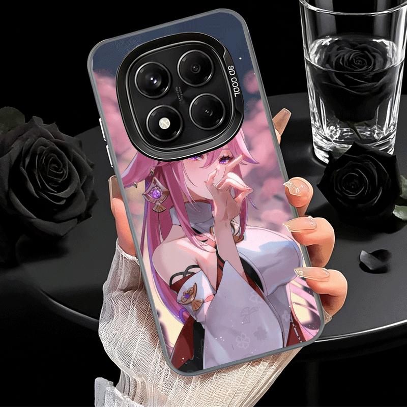 Genshin Impact Yae Miko Soft Phone Case for Xiaomi Redmi Note 13 14 15 Pro Plus 12S 12 11S 11 11T 10S 10 Shockproof Cover Back S