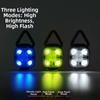 New USB Rechargeable Pet Luminous Pendant 3 Modes Flashlight LED Pet Collar Pet Safety LED Dog Light-up Pendant Dog Walking