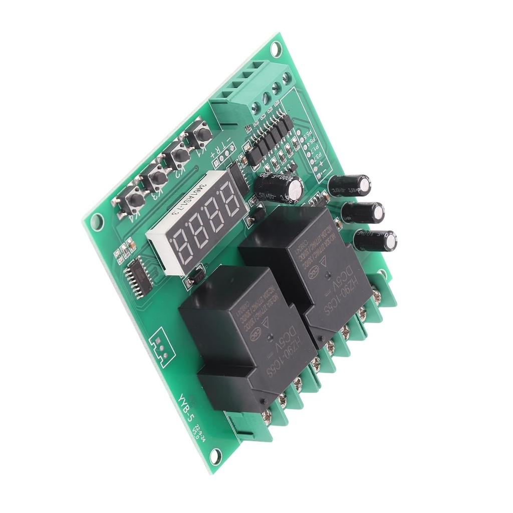12V 24V Motor Forward Reverse Control Board with Timer Relay 30A DC AC Adjustable Delay Cycle Module for Pump Solenoid Valve Lights