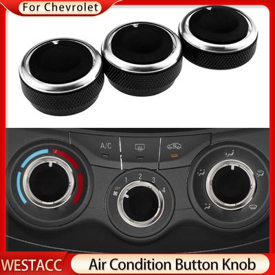 Car Air Conditioning AC Knob for Chevrolet Chevy Sail 2008 - 2014 Aluminum Alloy Heater Control Switch Button Knobs