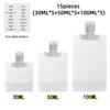 6Pcs Travel Bottles Empty Squeeze Bag Refillable Lotion Dispenser Bag Shampoo Toiletries Liquid Cosmetic Container Storage Pouch