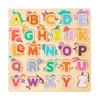 Early Childhood Education Capital Letter Matching Puzzle Baby Learning Digital Calculation Hand Grasping Puzzle Board Educational Toy