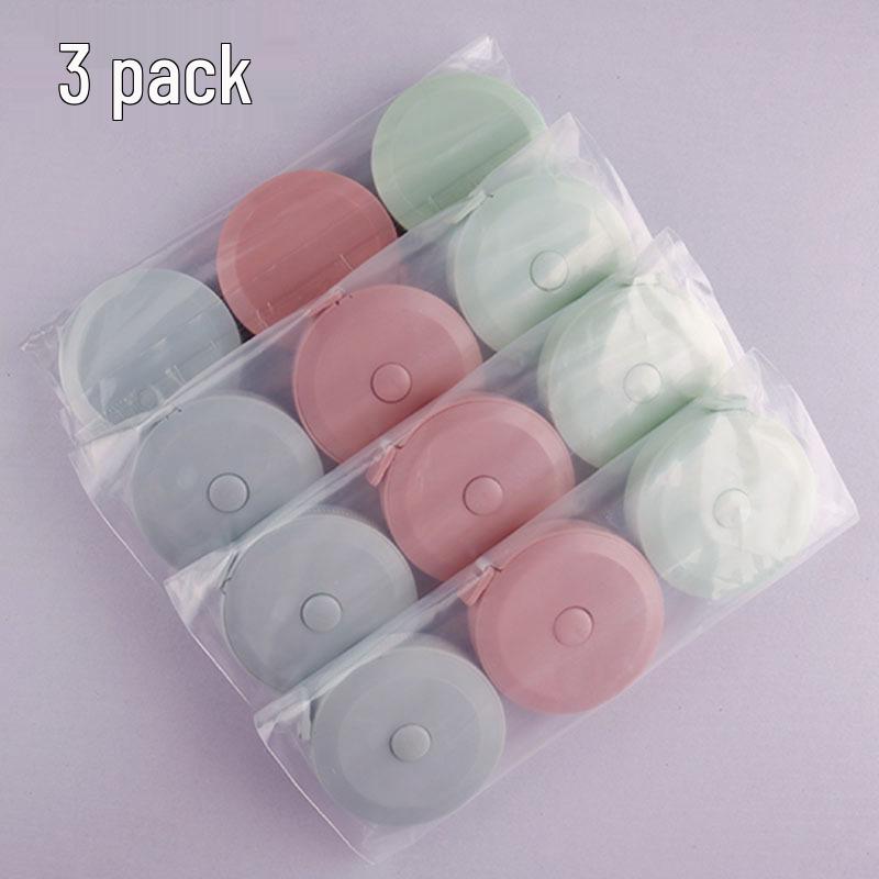 Portable 2m & 1.5m Dressmaker's Tape Measure for Bust, Waist, and Hips - Soft, Boxed, Mini Ruler