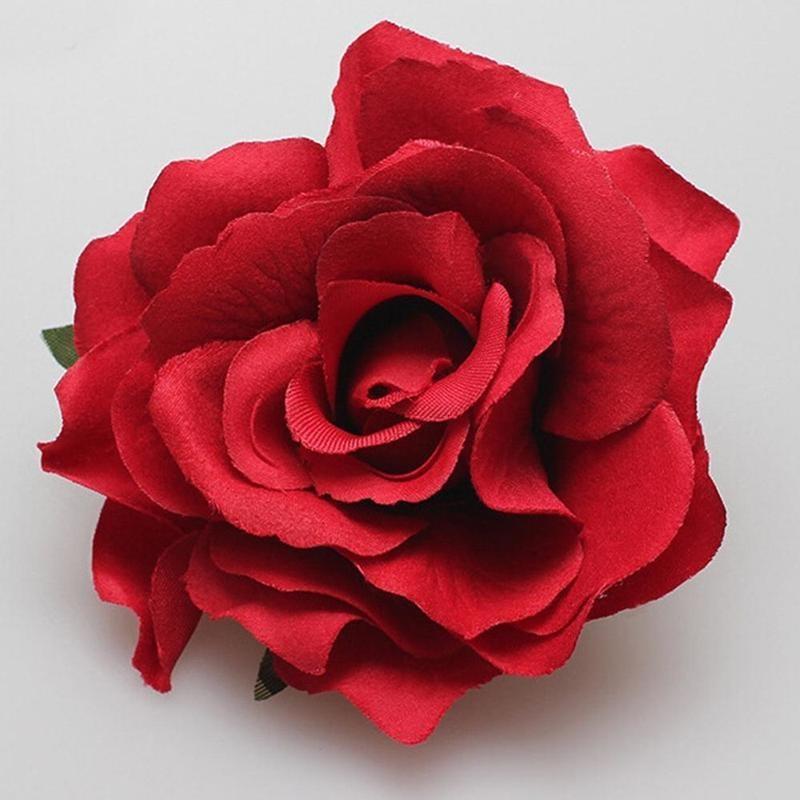 2Pcs Plant Rose  Hairpin Brides Hair Pins Clips Combs Bridesmaid Cloth Flower Jewelry Accessories