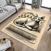 1 STuks Sphynx Kat Extra Groot Antislip Vloerkleed, Kantoor, familie, slaapkamer Groot Vloerkleed Binnenvloerkleden, Levendige Kleuren