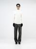 Chaenseseunoi Fleece Wool Half Turtleneck - Ivory /M244Tp03Iv