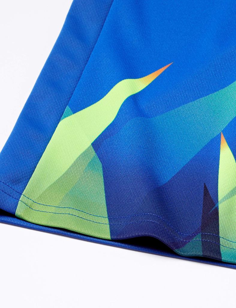 Yonex Short Sleeve Game Blast Blue Japan J120 to Japanese size Kids' Shirt, (786), (equivalent 120)