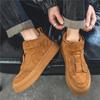 Ankle Boots Suede Designer Shoes for Men 2025 New Vintage Boots Hook & Loop Versatile Luxurymale Casual Sneakers Botines Hombre