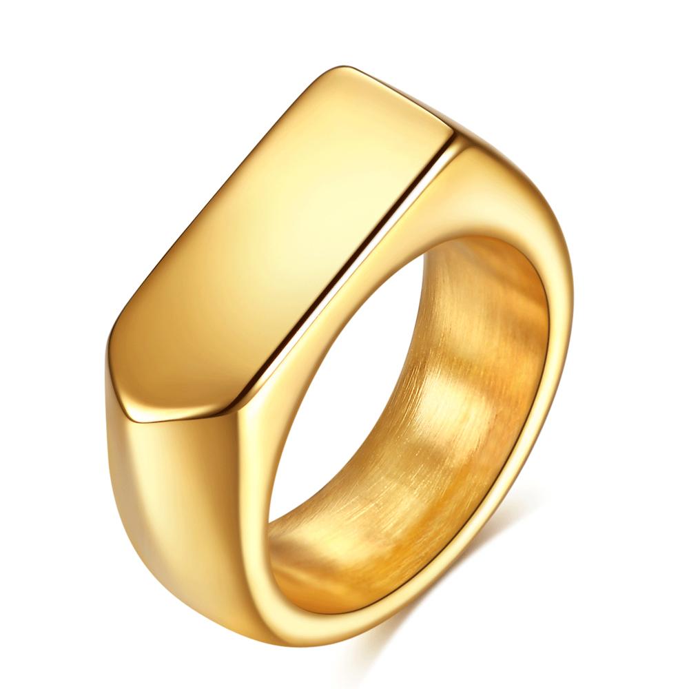 Croissant Rings for Women Braided Twisted Signet Stainless Steel Chunky Dome Ring Stacking Band Jewelry Anillos Joyas De Mujer