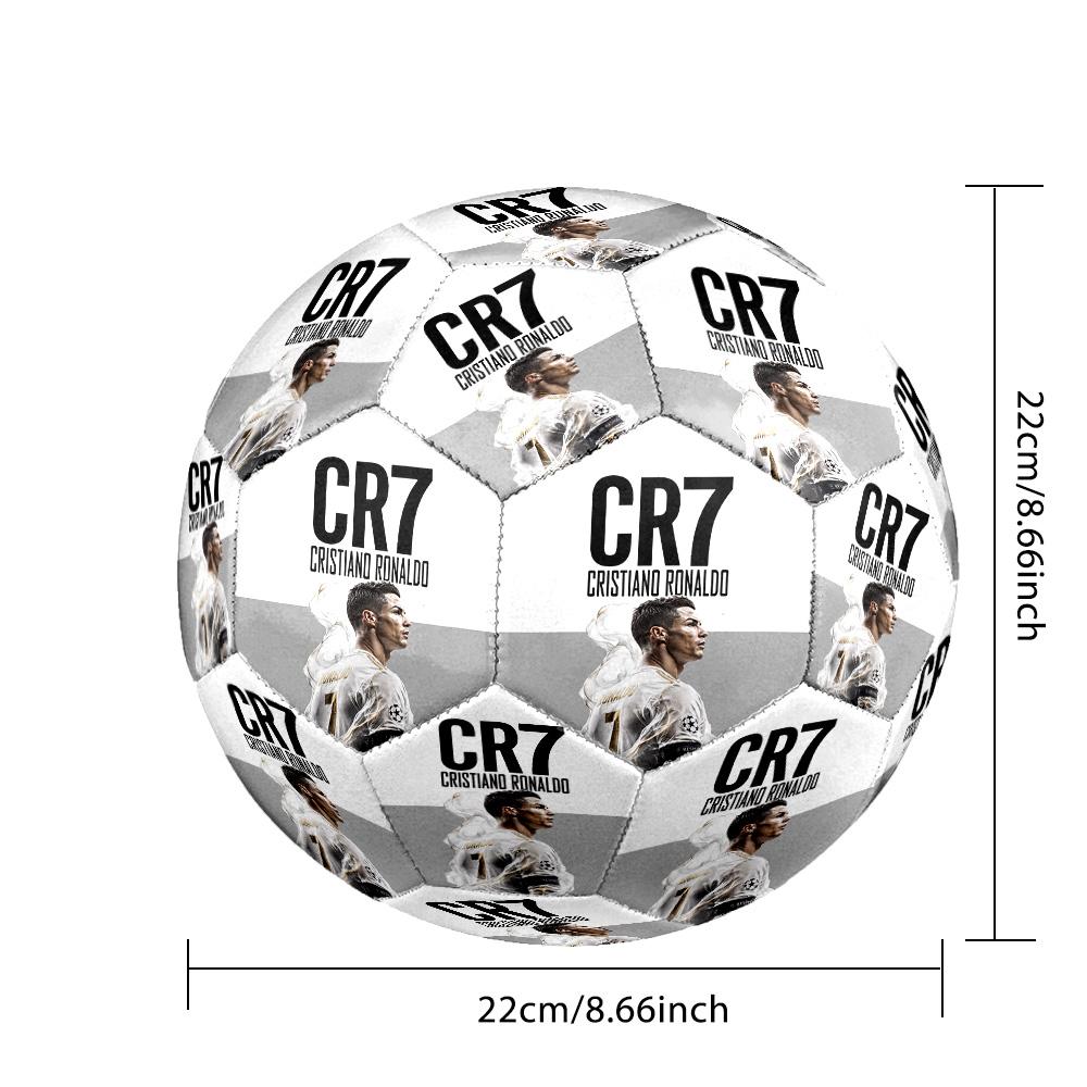 Cristiano Ronaldo Cr7 Evolution Football Size 5 Football Machine-Stitched Indoor/Outdoor Training and Matches perfect gift for sports enthusiasts