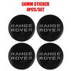 for Land Rover Defender 90 110 Discovery 2 4 Freelander 1 Evoque 4pcs 56mm Car Wheel Hub Center Caps Rim Cover Badges Sticker FG4
