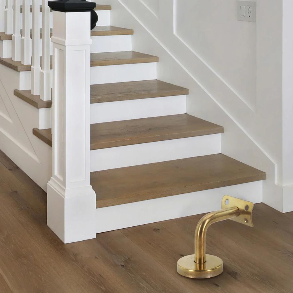 1pcs 60x60 Mm Handrail Bannister Support Stainless Steel Stair Rail Bracket Balustrade Wall Mounted Furniture Hardware