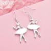 925 Sterling Silver Cute Earrings Wedding Jewelry
