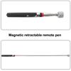 Automobile Telescopic Detection Lens With Lamp Folding Mirror Adjustable Angle Observation Magnetic Retractable Pickup Device