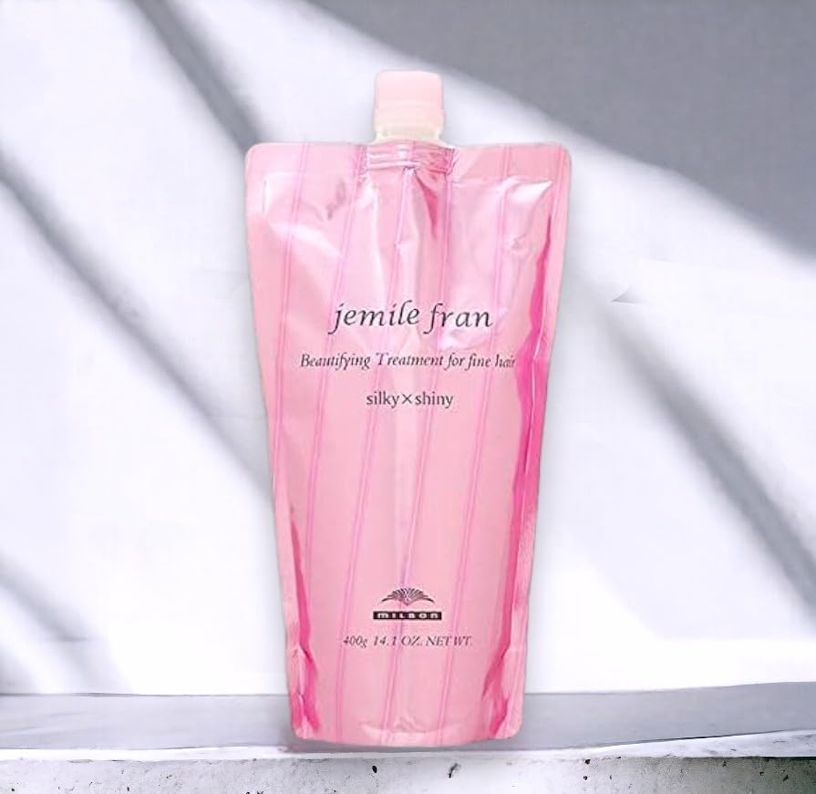 

Milbon Gemile Fran Treatment 400 мл сменный блок [Шелковистое сияние]