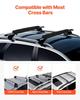 Roof Rack Pads for Crossbar 176lbs Load Capacity for Kayak Canoe Surfboard