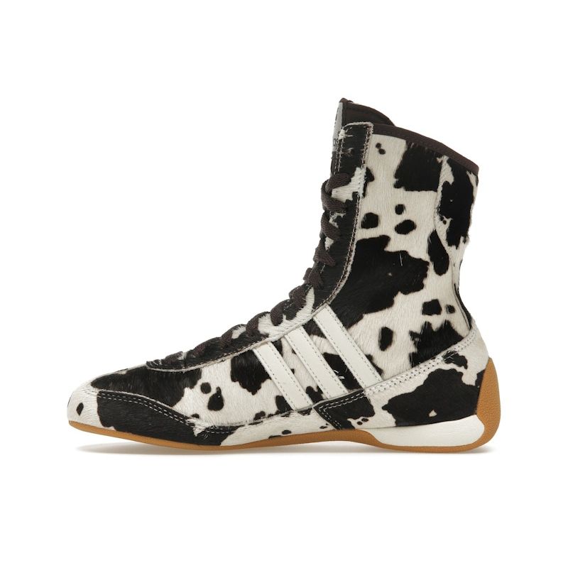 Adidas Rasant Mid Cow Print Tênis Feminino Marrom Sombra-Marrom Off-White JH5640