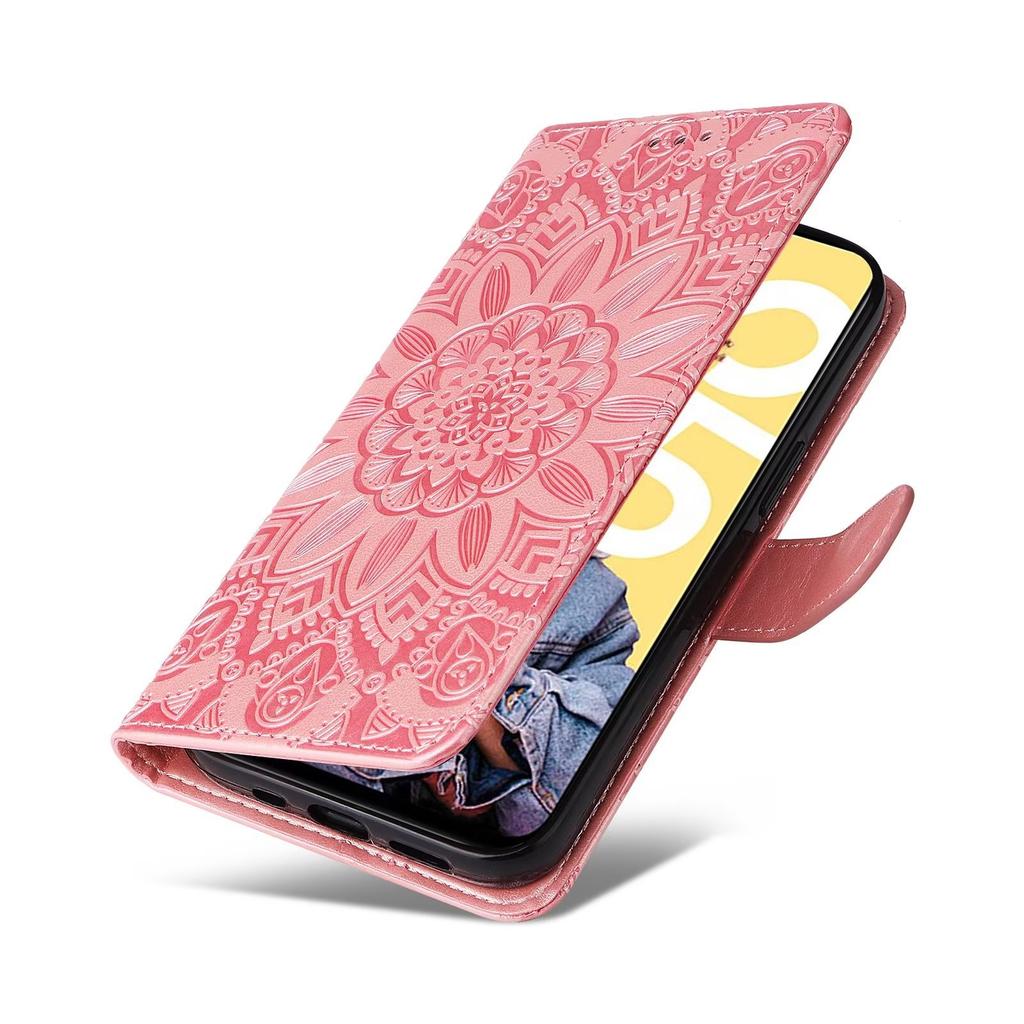 Applicable to Huawei, enjoy 60X mobile phone leather case oppo Realme C55 embossed card wallet case