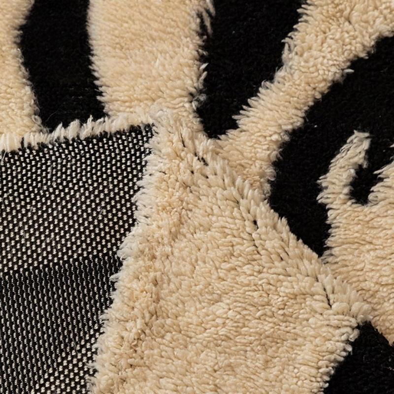 1pc Zebra Stripes Jacquard Contrast Colour Warm Fleece Sofa Towel, Sofa Winter Leisure Blanket for Living & Bed Room Decor
