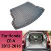 Car Rear Trunk Mat For Honda CRV CR-V 2012 2013 2014 2015 2016 Tailored Cargo Liner Boot Floor Tray Carpet 3D Protector Mud Kick